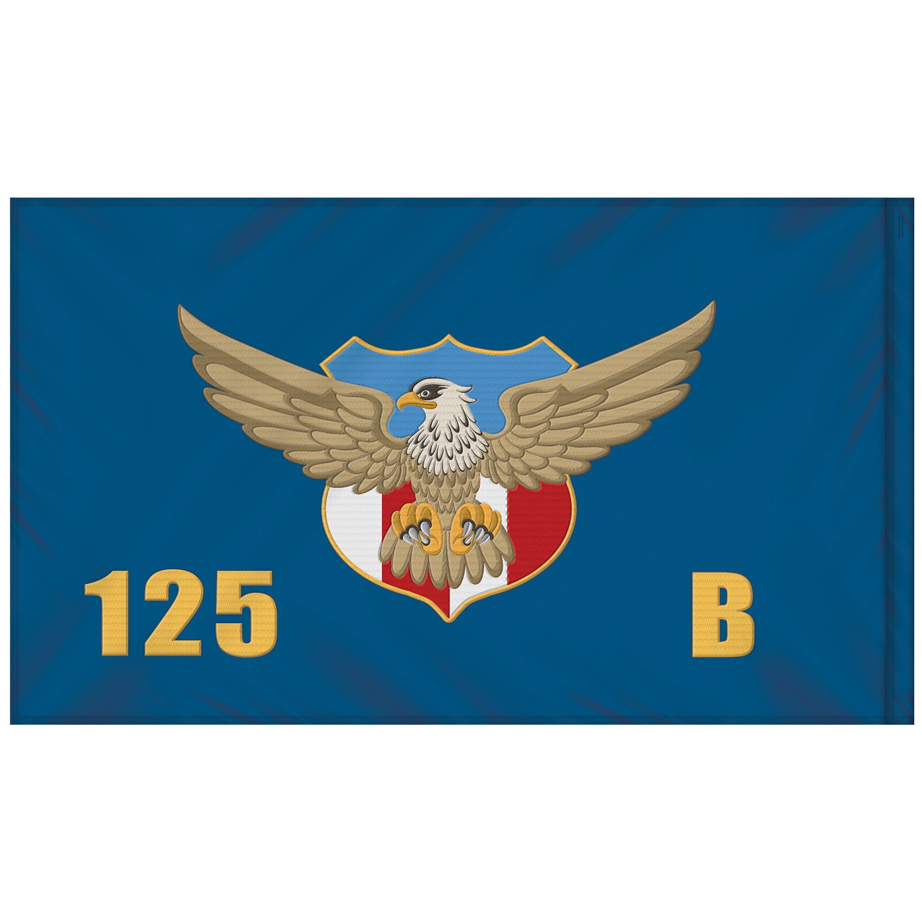 3' x 5' Double Sided Embroidered Flag with Pole Sleeve 2