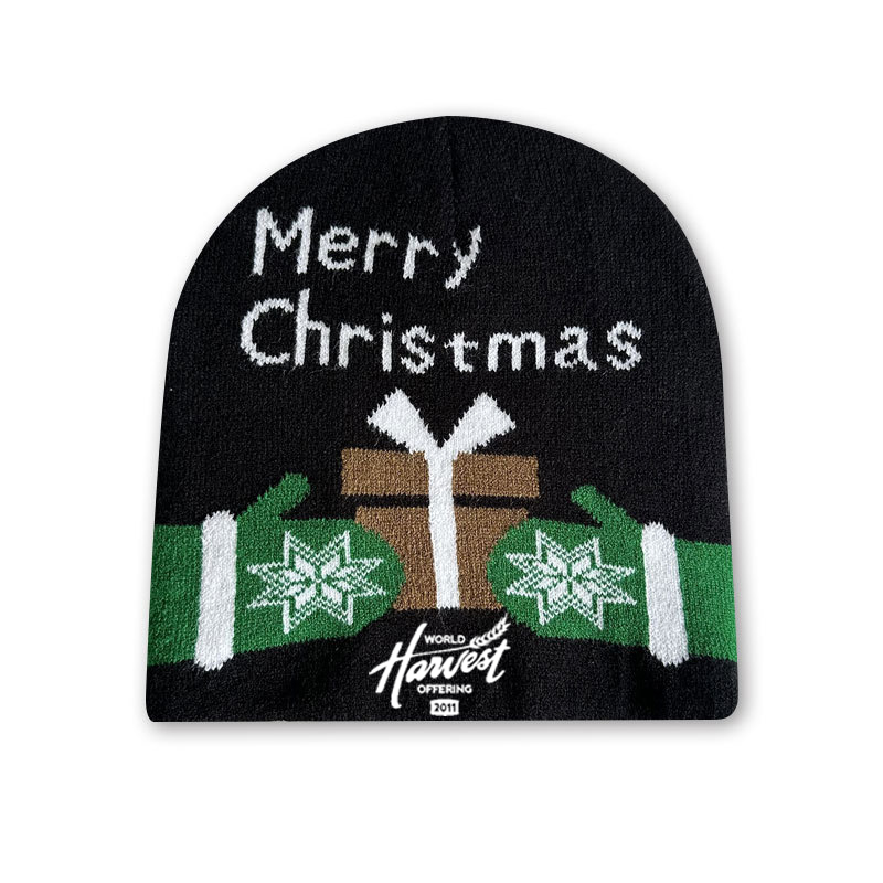 Christmas Patterned Knitted Hat 1