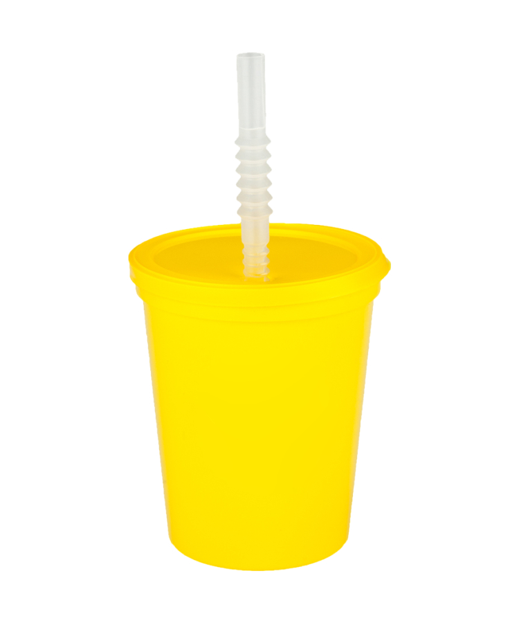 Union Printed, 16 Oz. Stadium Cup w/Lid & Straw 2