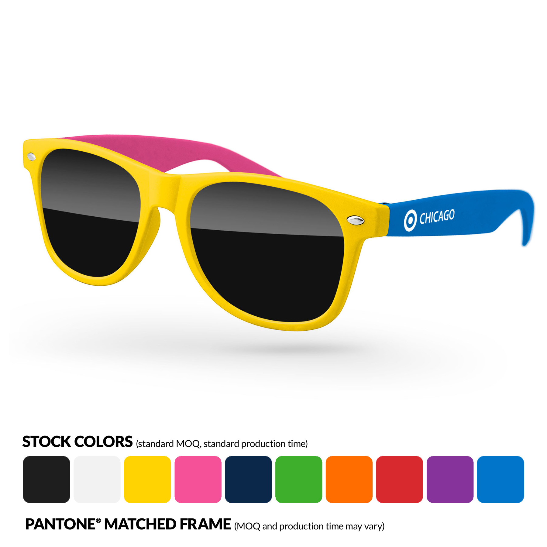 3-Tone Retro Sunglasses 1