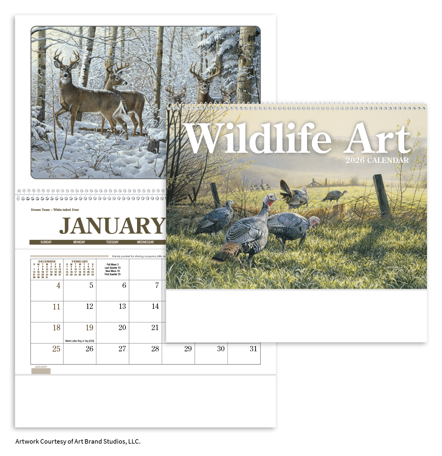Triumph® Calendars Wildlife Art Pocket Calendar 33