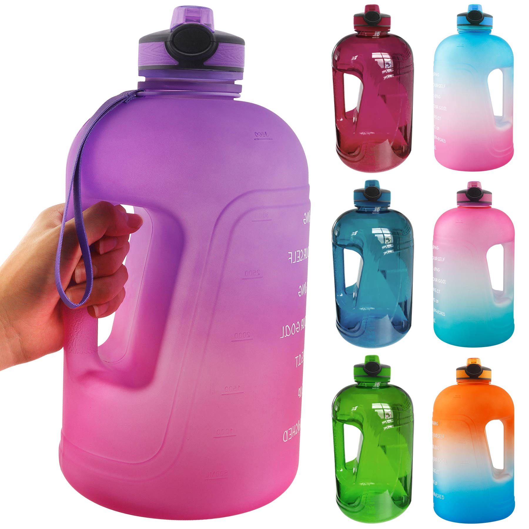 Large 1 Gallon Sports Water Tank Bottles 1