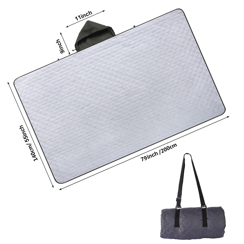 Outdoor Picnic Blanket Hooded Cape 2