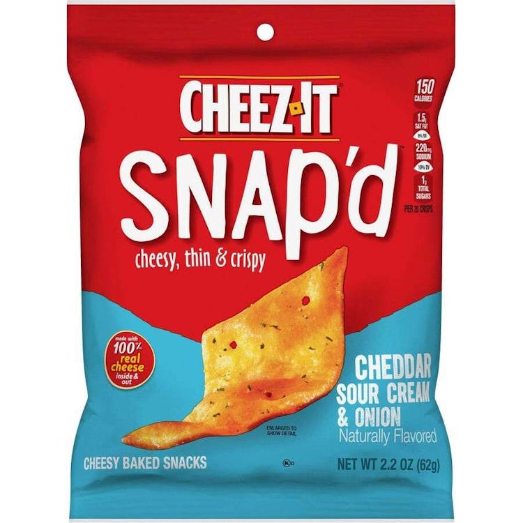 Cheez-It Snap'd Crackers Sour Cream & Onion 2