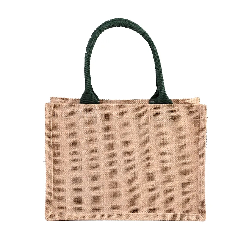 Linen carry-on shopping bag, custom tote bag with logo imprint 3