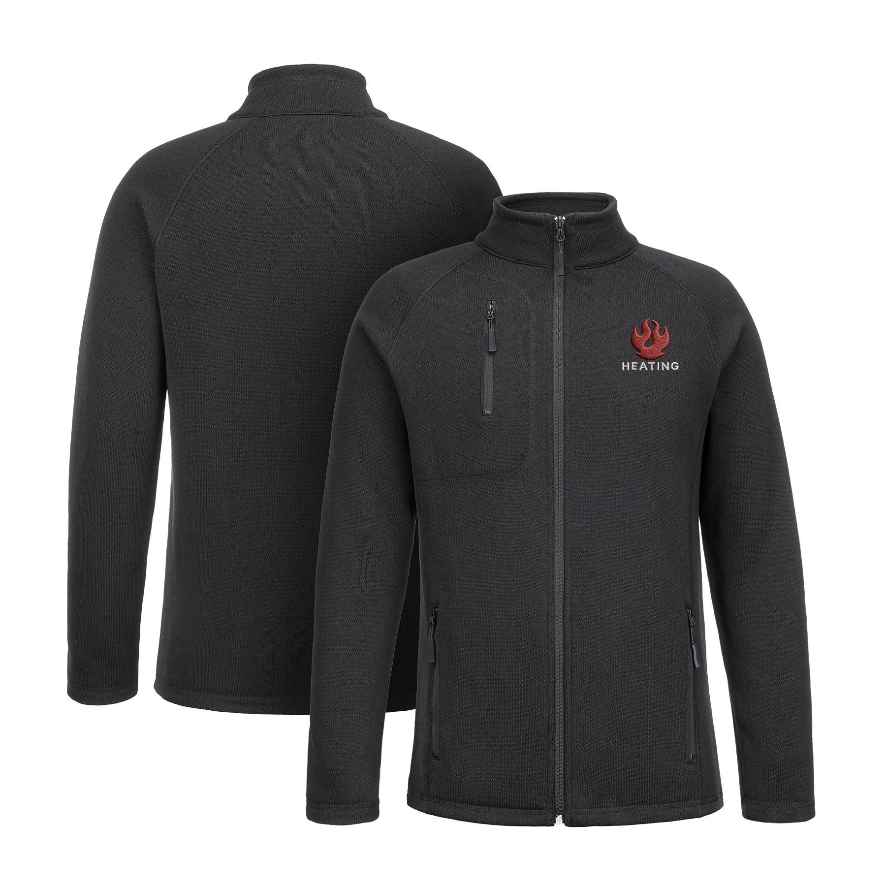 Men's Full Zip MicroFleece Brushed Back Jacket 2