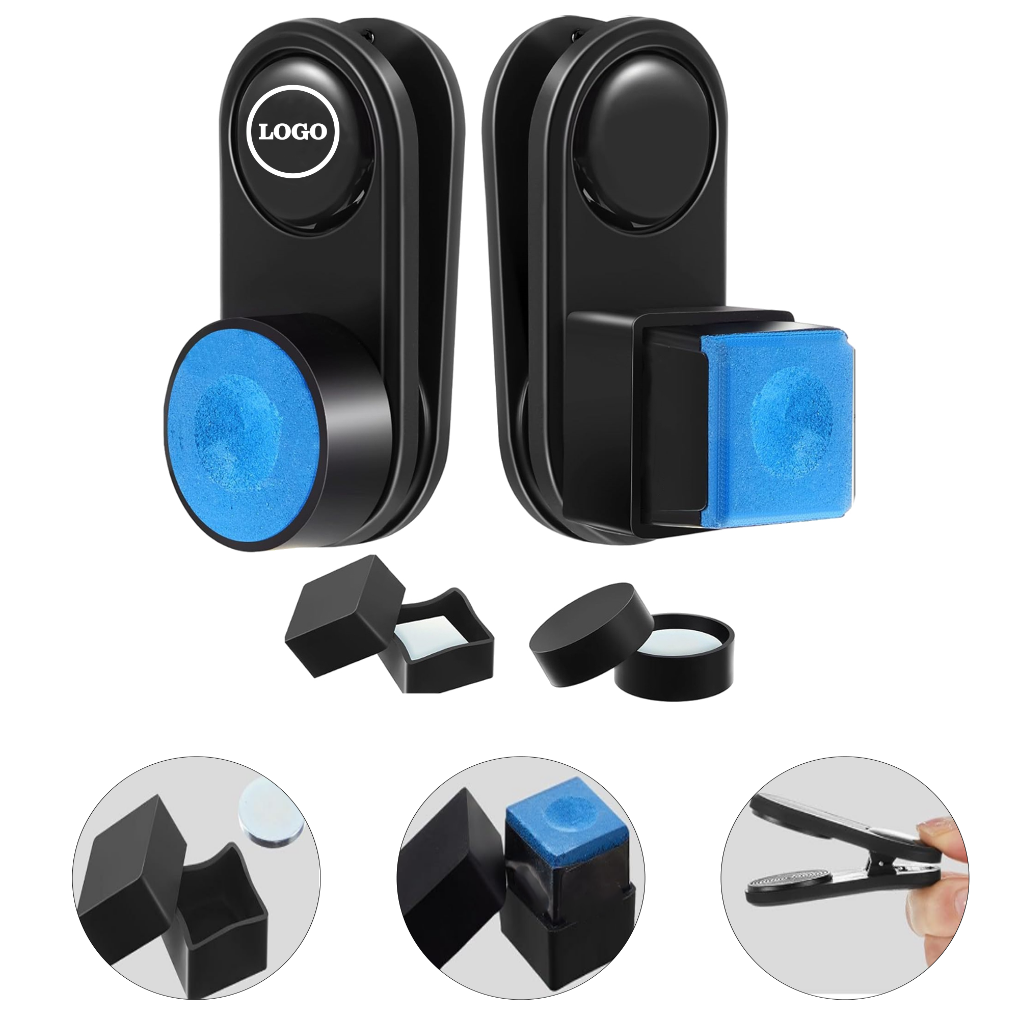 Magnetic Chalk Holder for Billiard Balls 2