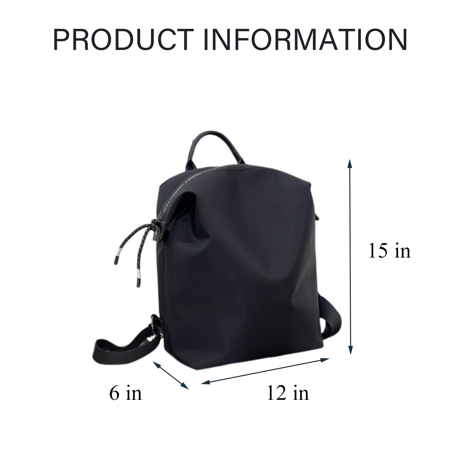 Minimalist Nylon Cloth Backpack 2