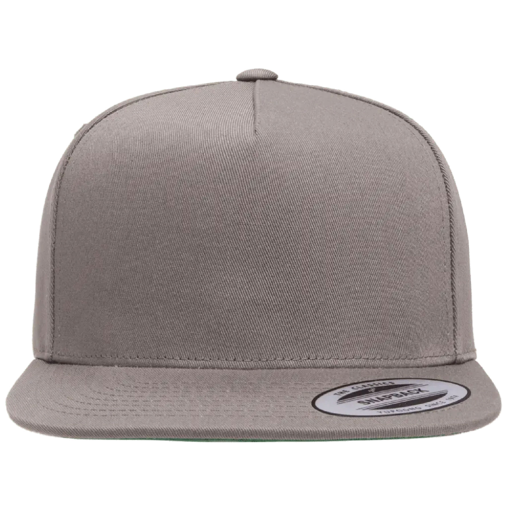 YP Classics 6007 – Five-panel Cotton Twill Snapback with Leatherette Patches or Embroidery 4