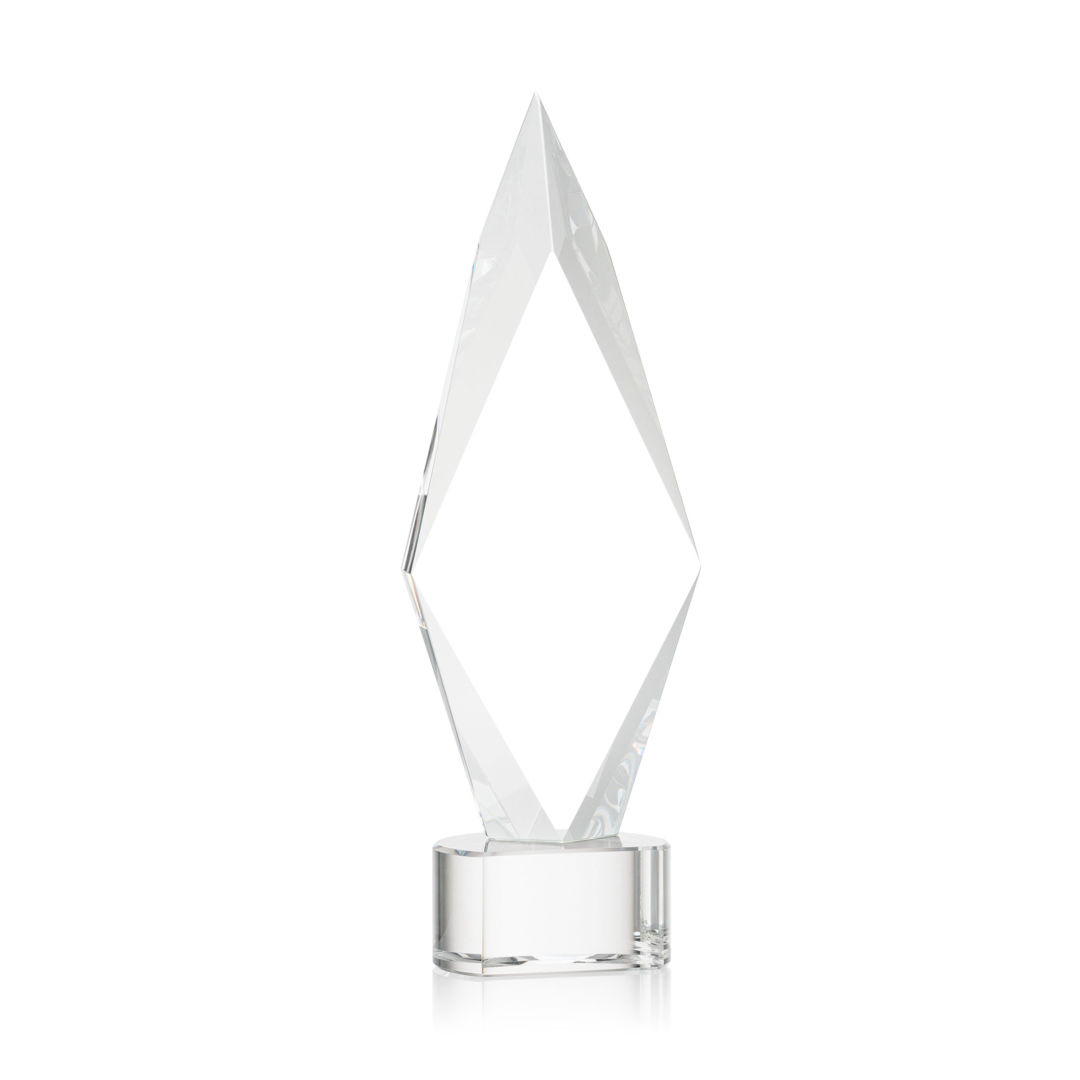Manilow VividPrint™ Award on Paragon Base - Clear 2