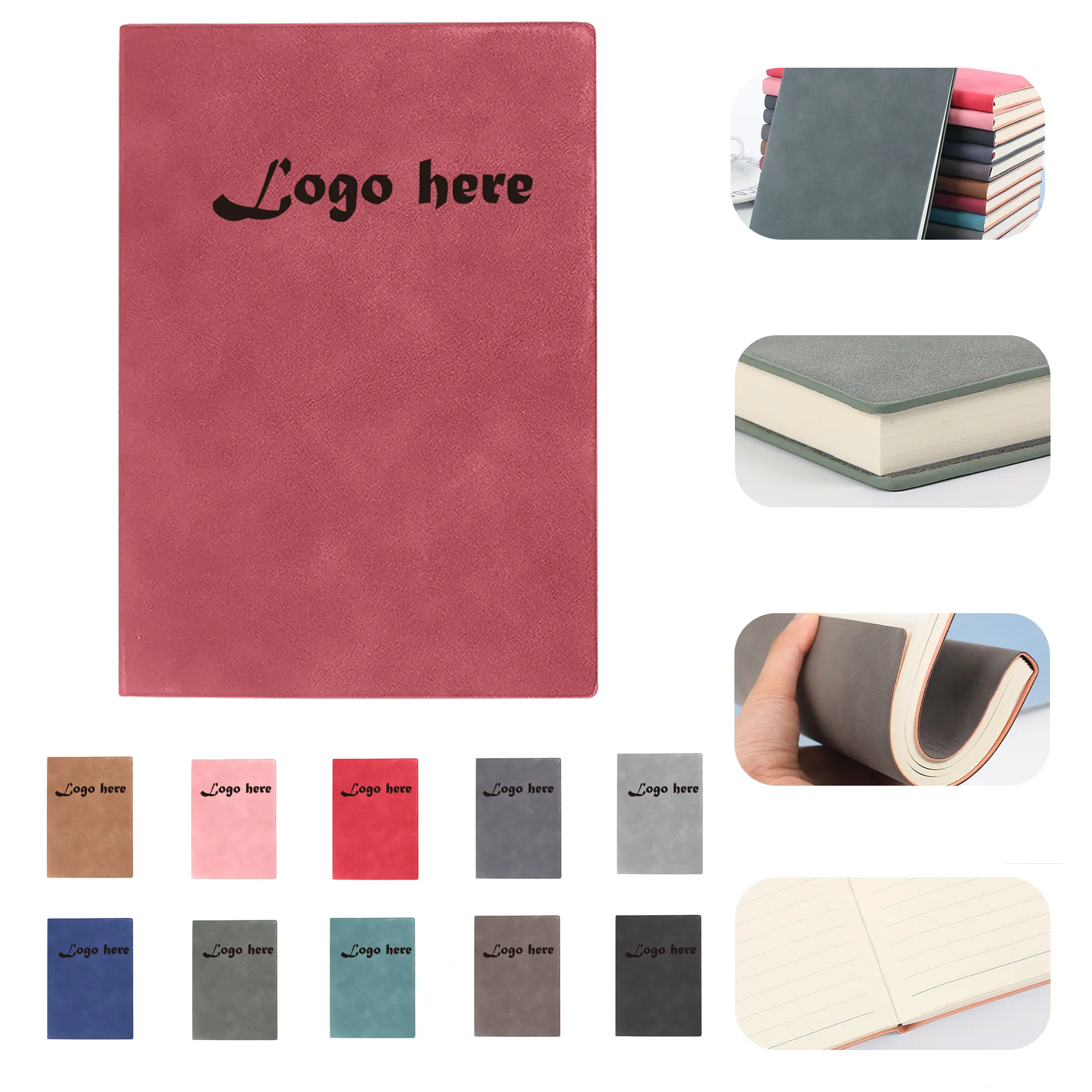 10.1"x6.7" B5 PU Business Notebook MOQ 100PCS