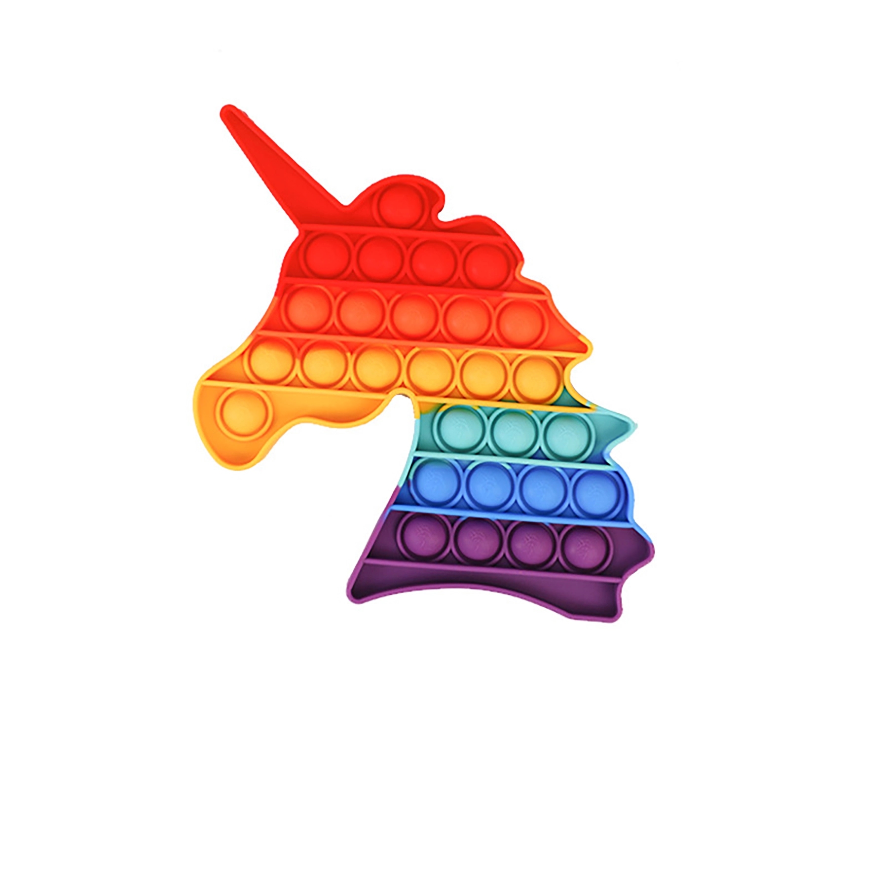 Unicorn Rainbow Push Bubbles Toy 3
