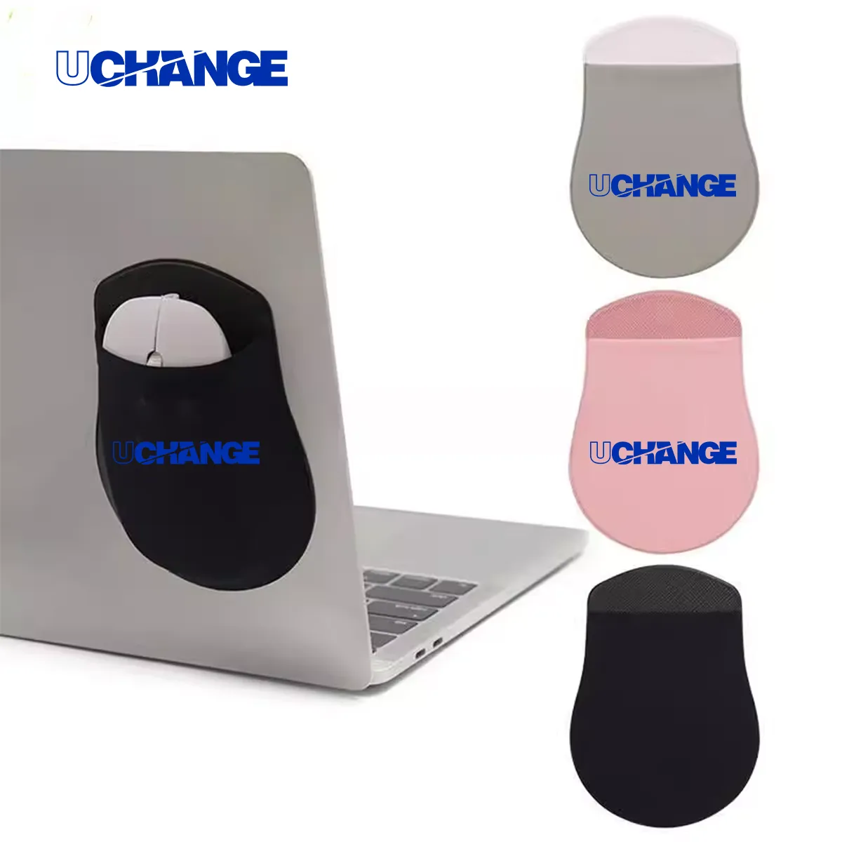 Self-Adhesive Laptop Mouse Storage Pocket 3