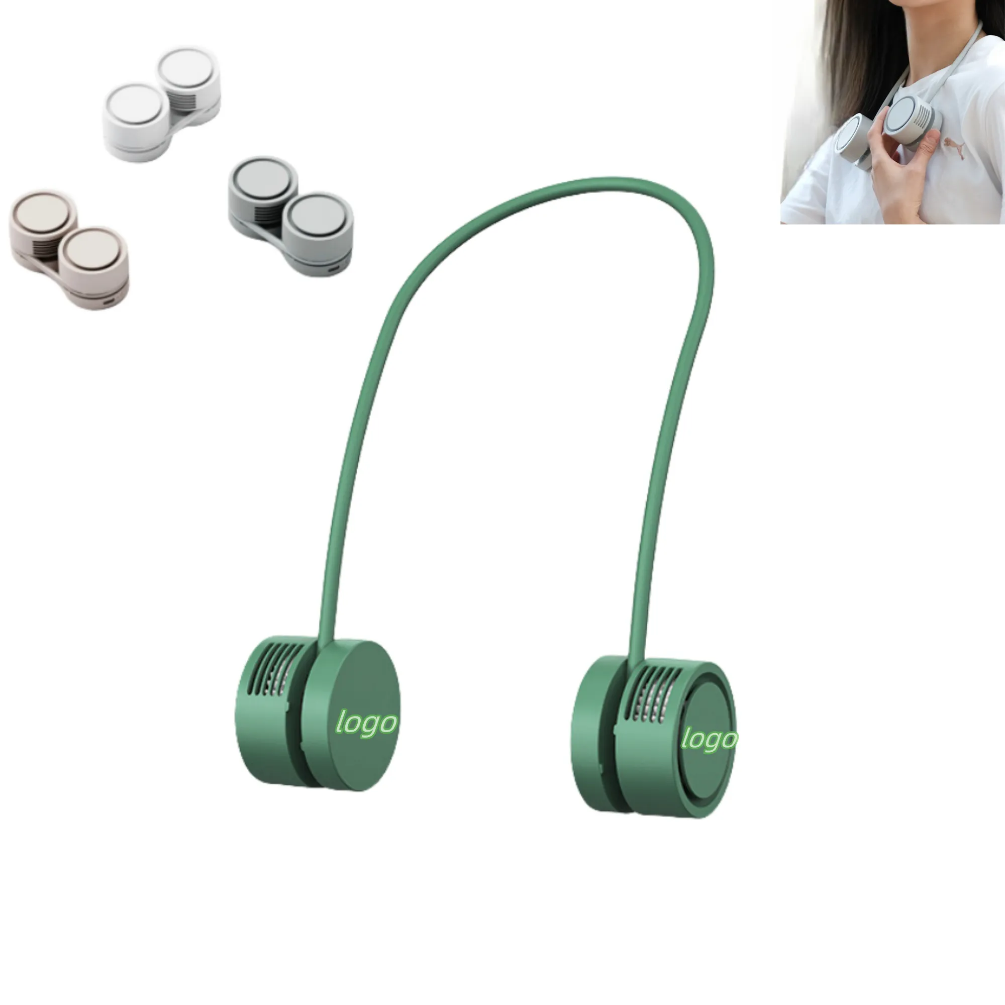 Bladeless Portable Neck Mounted Fan 2