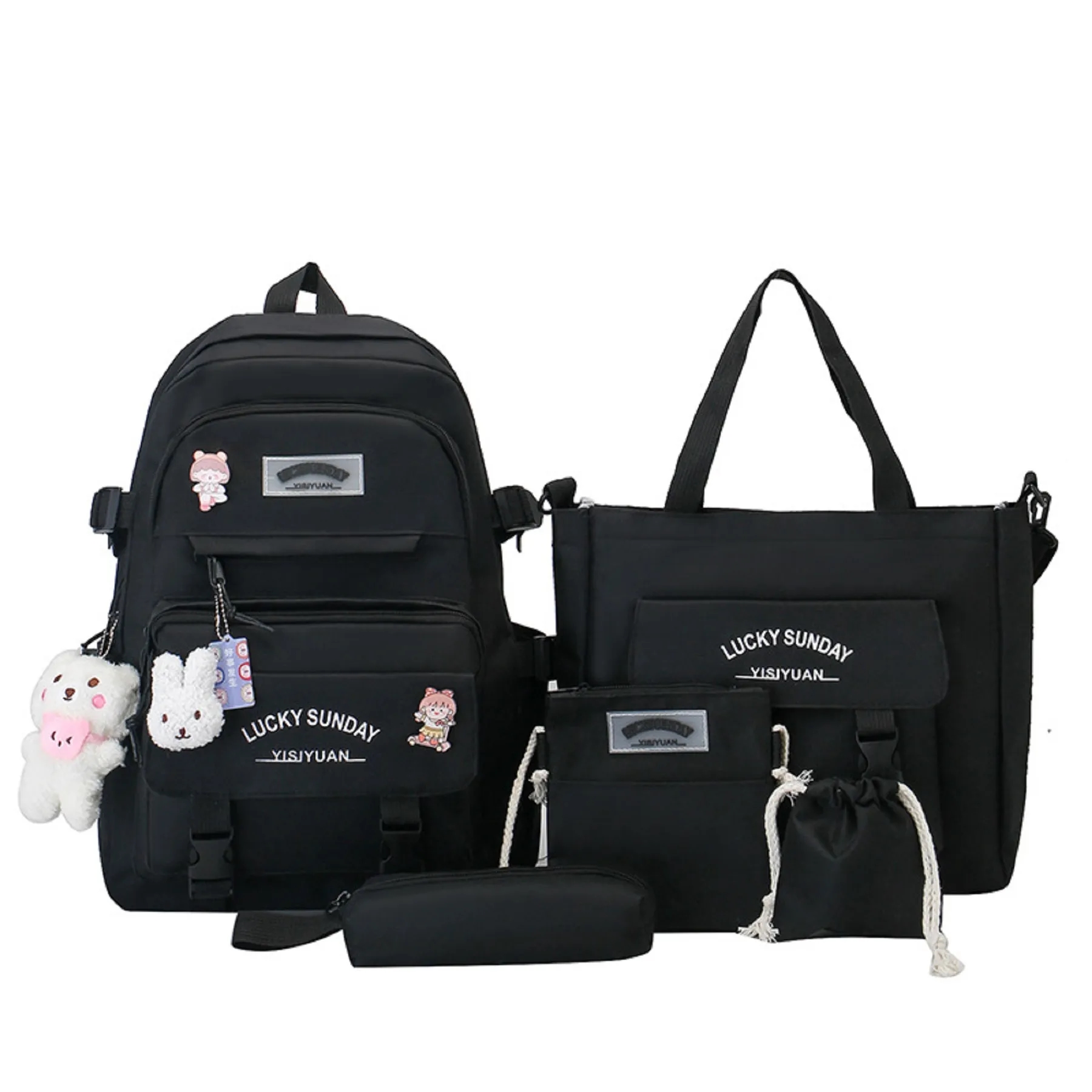 Kawaii backpack set of 5 pieces 8