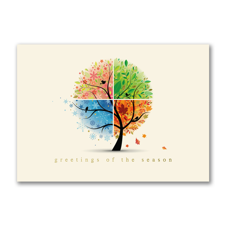 Seasonal Signs Holiday Card 1