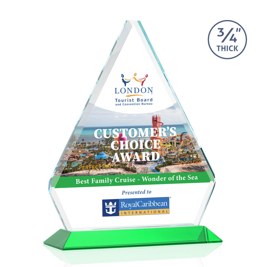 Fyreside VividPrint™ Award - Green 12