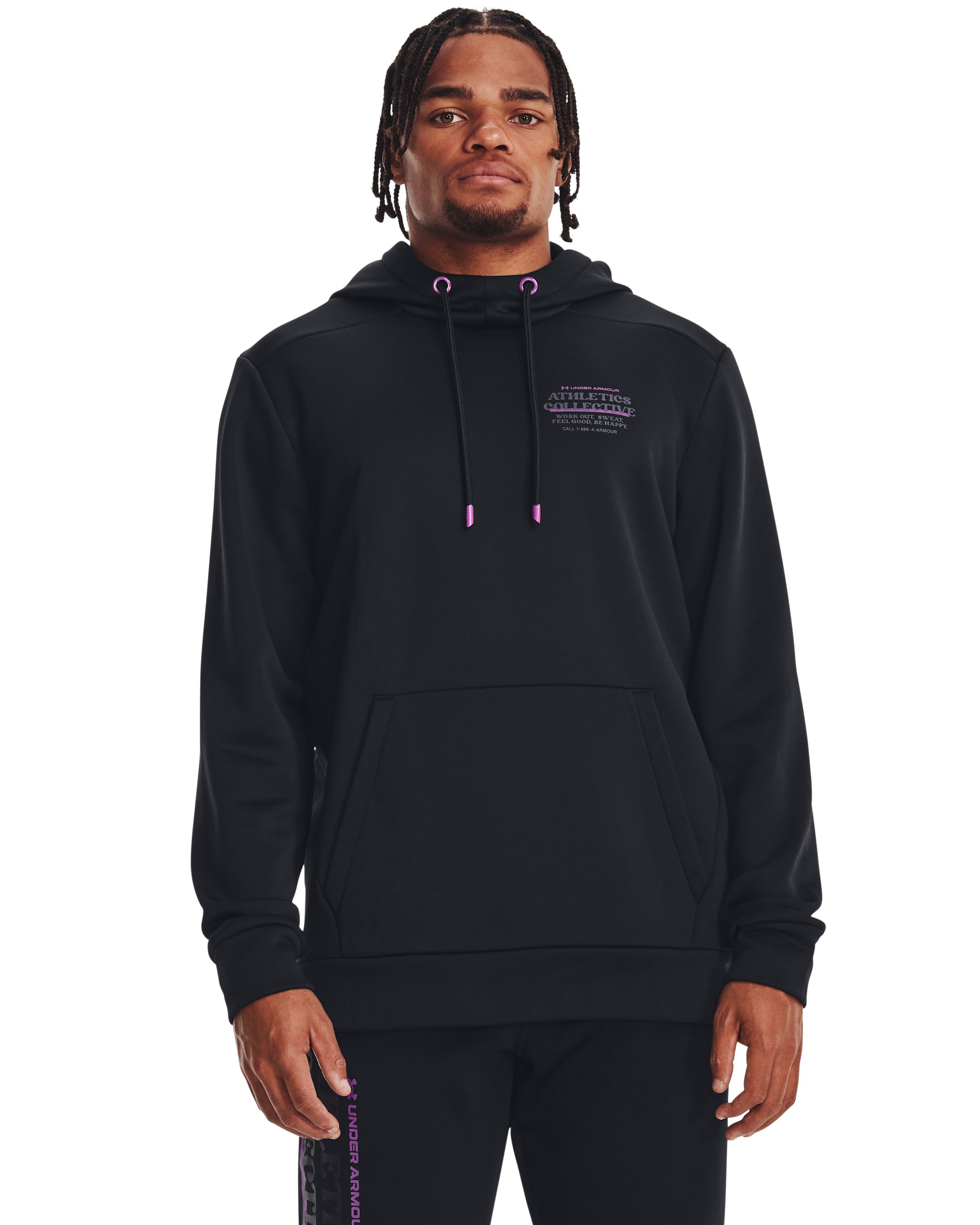 Men's Armour Fleece Hoodie, custom hoodie or sweatshirt with logo imprint 2