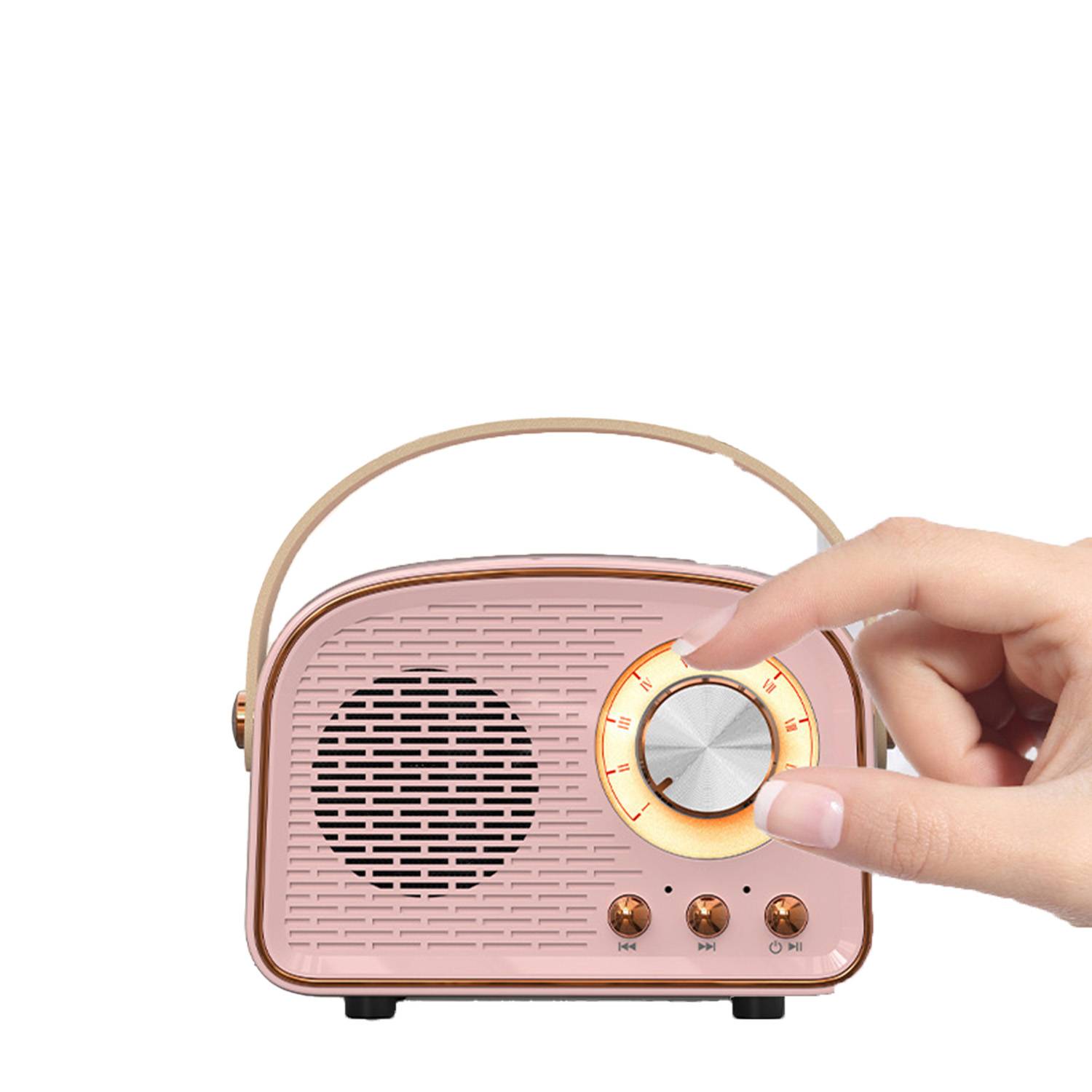 Multi Functions Wireless Retro Radio Bluetooth Speaker 4