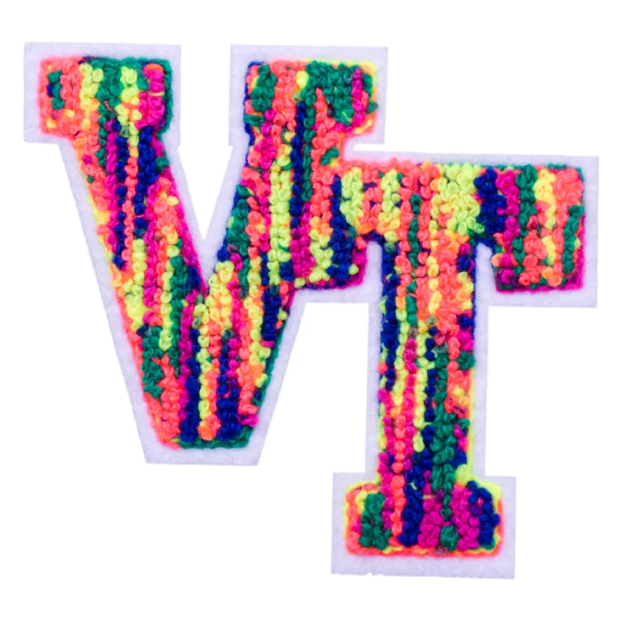 Multi Color Chenille Patch 6