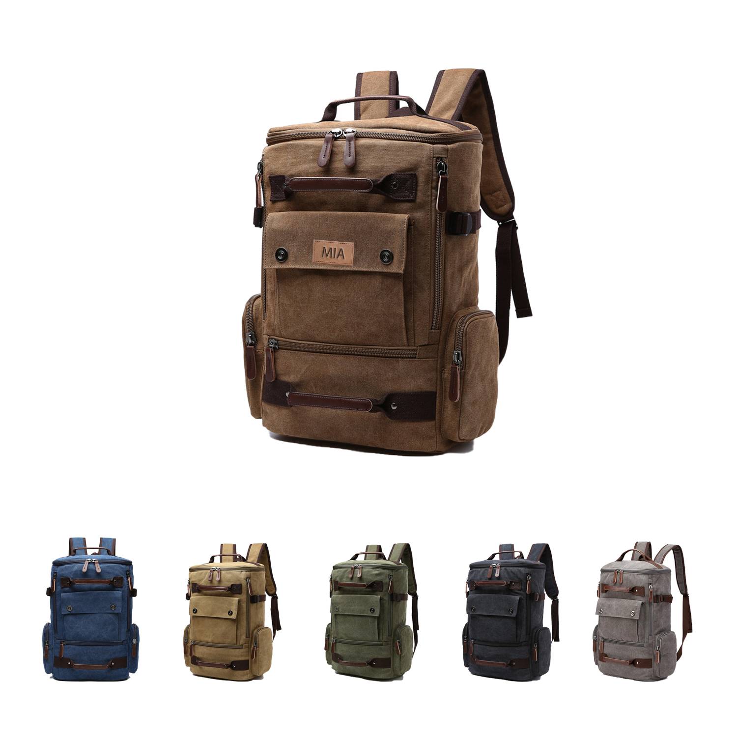 Travel Duffle Canvas Backpack 2