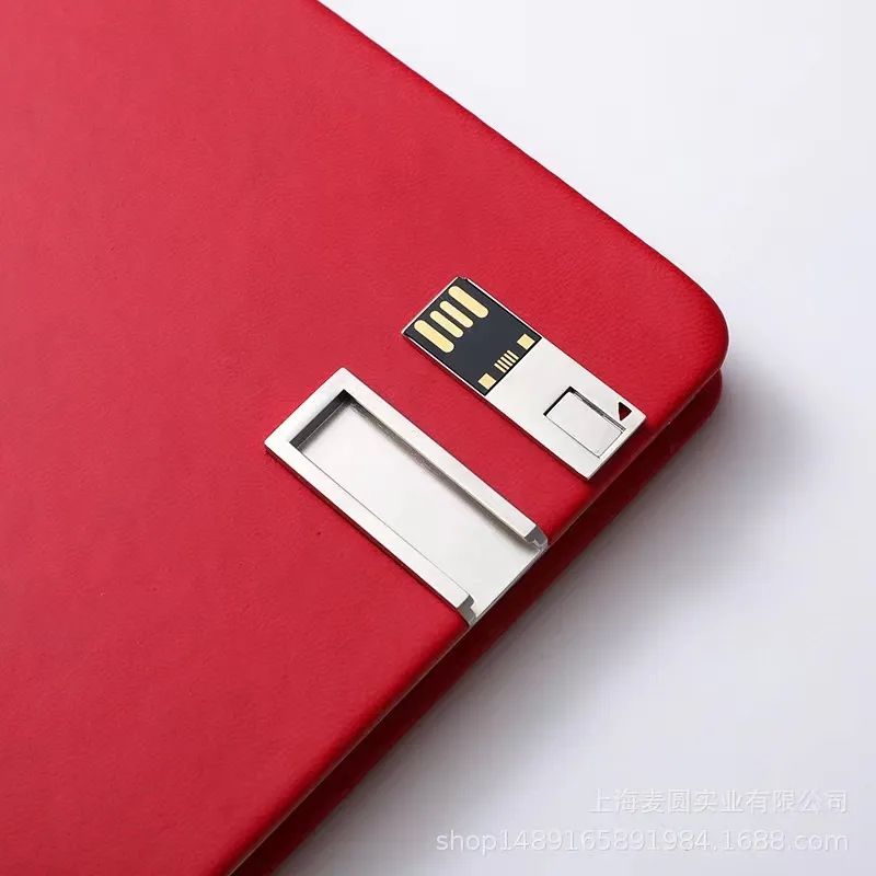 Custom A5 Notebook with USB Drive Two-in-One Gift Box Set 4