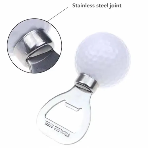 Colourful Golf Ball Shaped Beer Bottle Opener 5