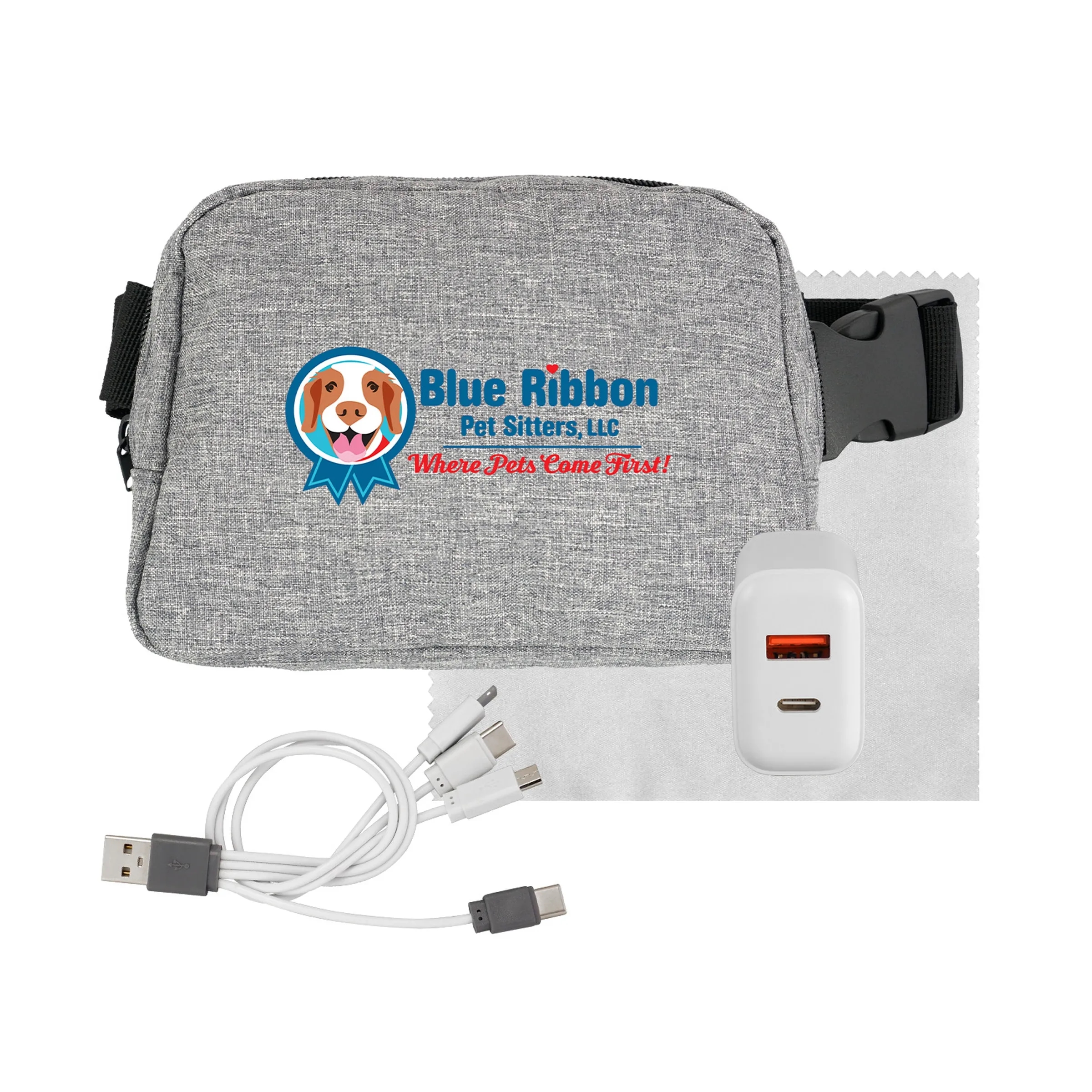 FAST CHARGER RECYCLED FANNY PACK SET 7