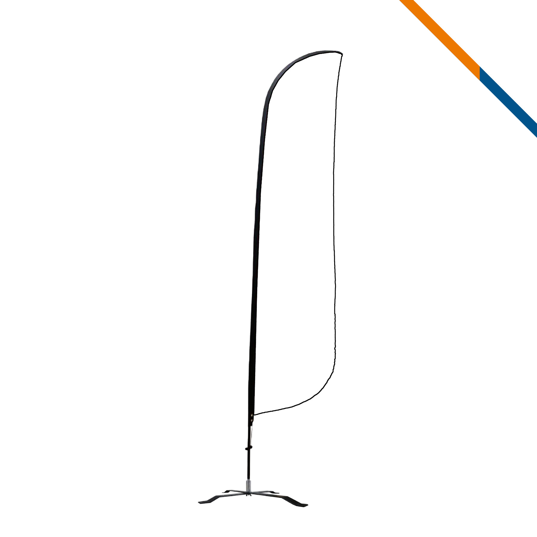 16.5' Genimi Single-Sided Feather Flag 4