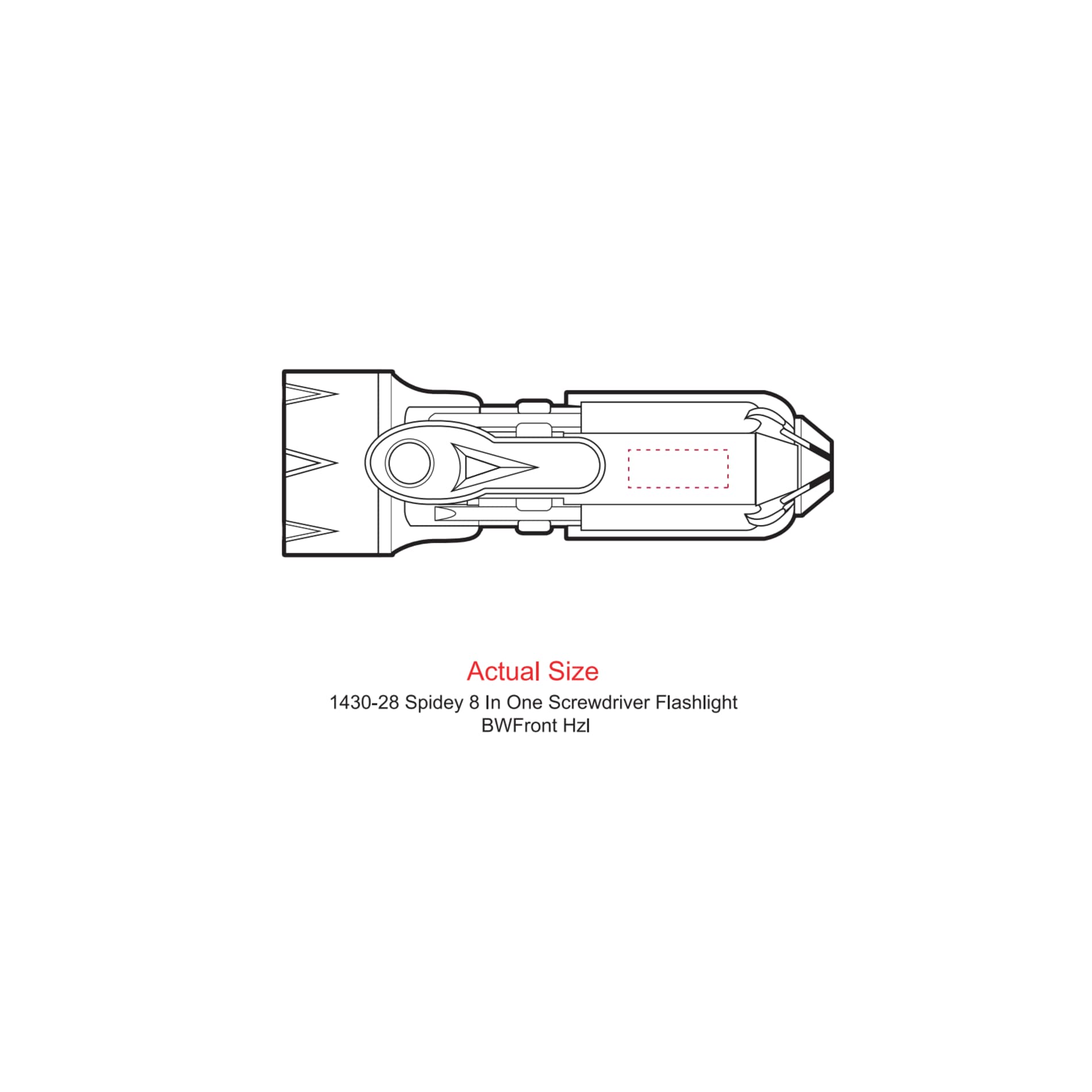 Spidey 8-In-1 Screwdriver Flashlight 14
