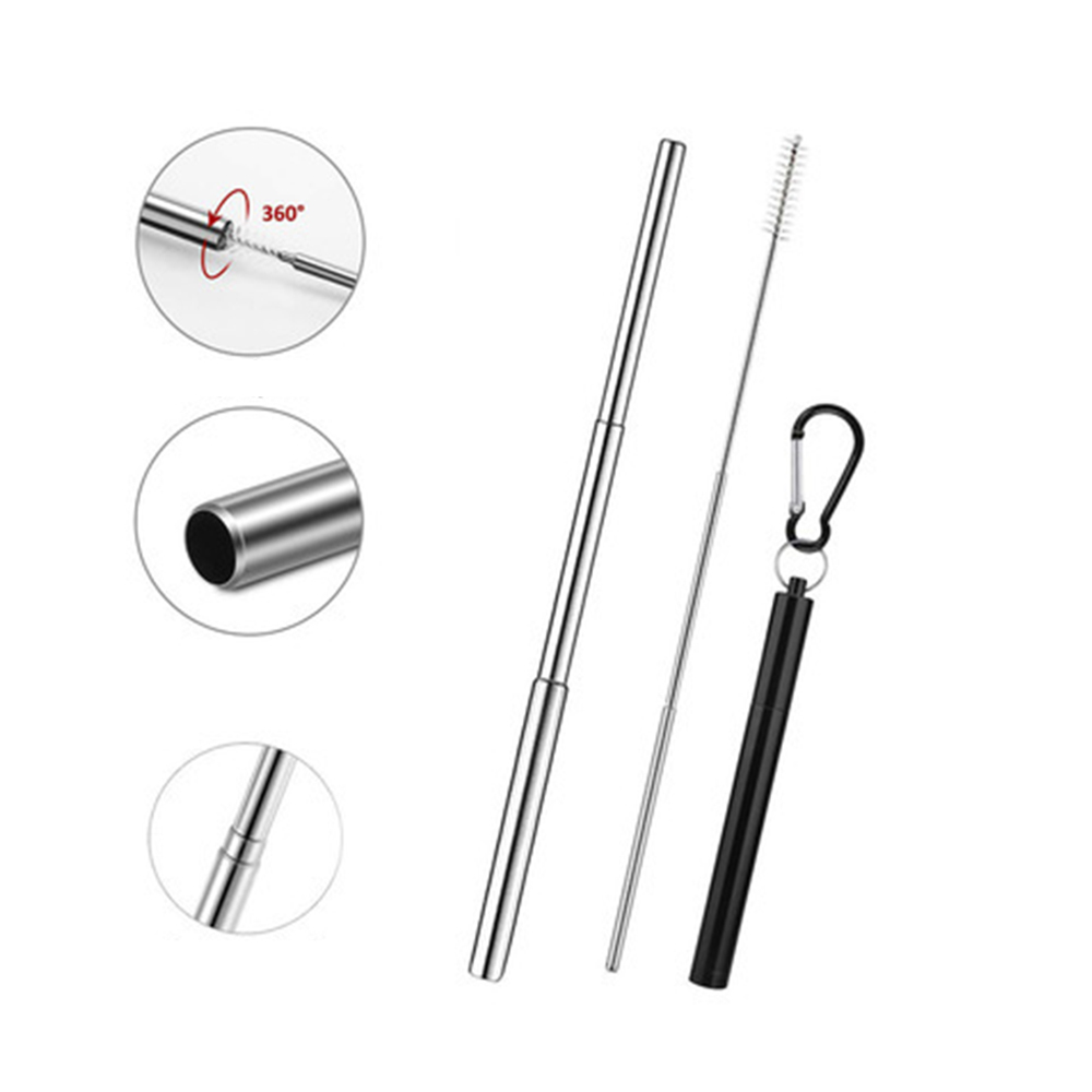 Stainless Steel Straw Keychain 2