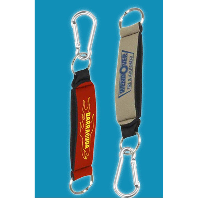 Wrist Strap Key Holder w/ Carabiner Clip & 2 Key Rings 3