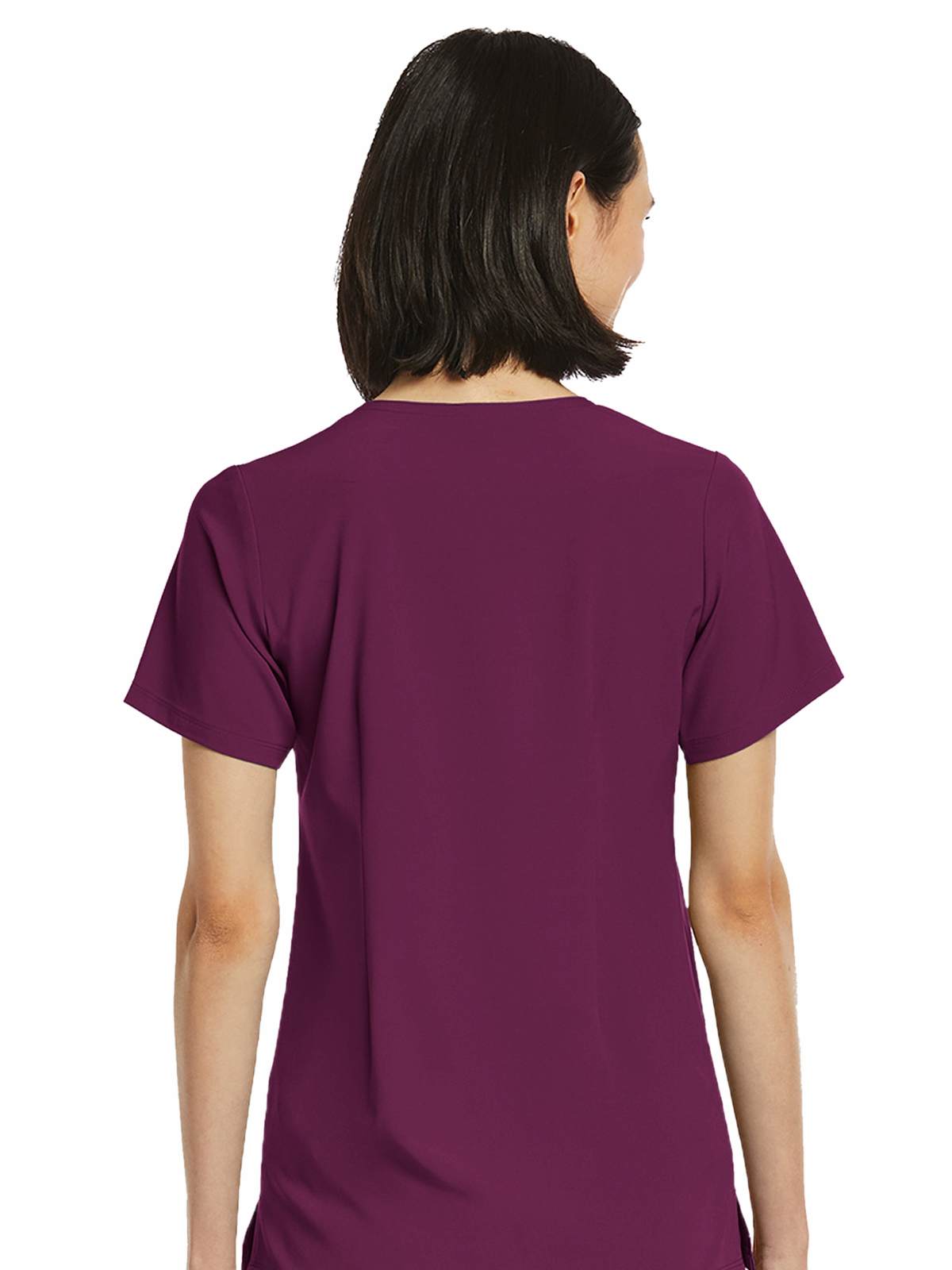 ScrubJoy Originals - Women's Fitted One-Pocket V-Neck Top 11