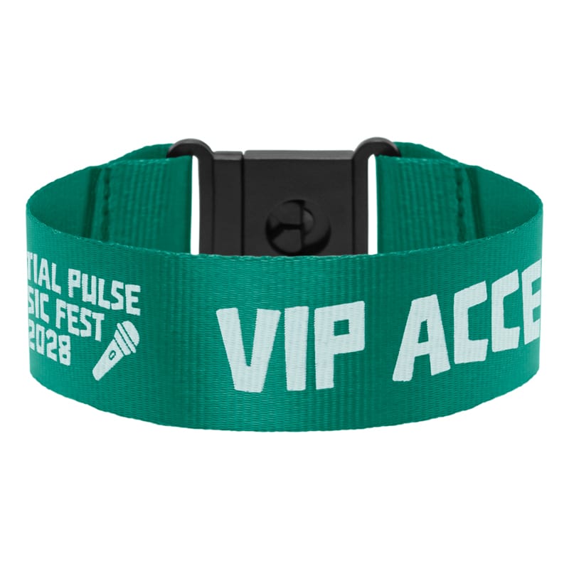 Custom Breakaway Polyester Wristbands 25