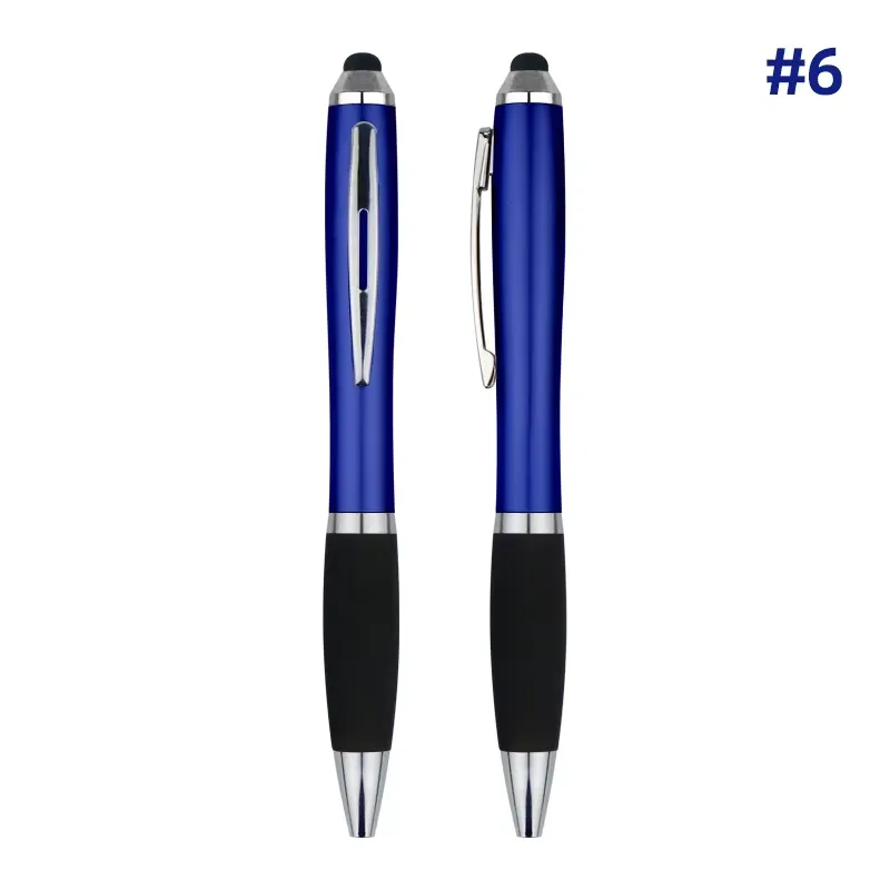 Illuminated Logo Gourd Shaped Touch Ballpoint Twist Pen 6