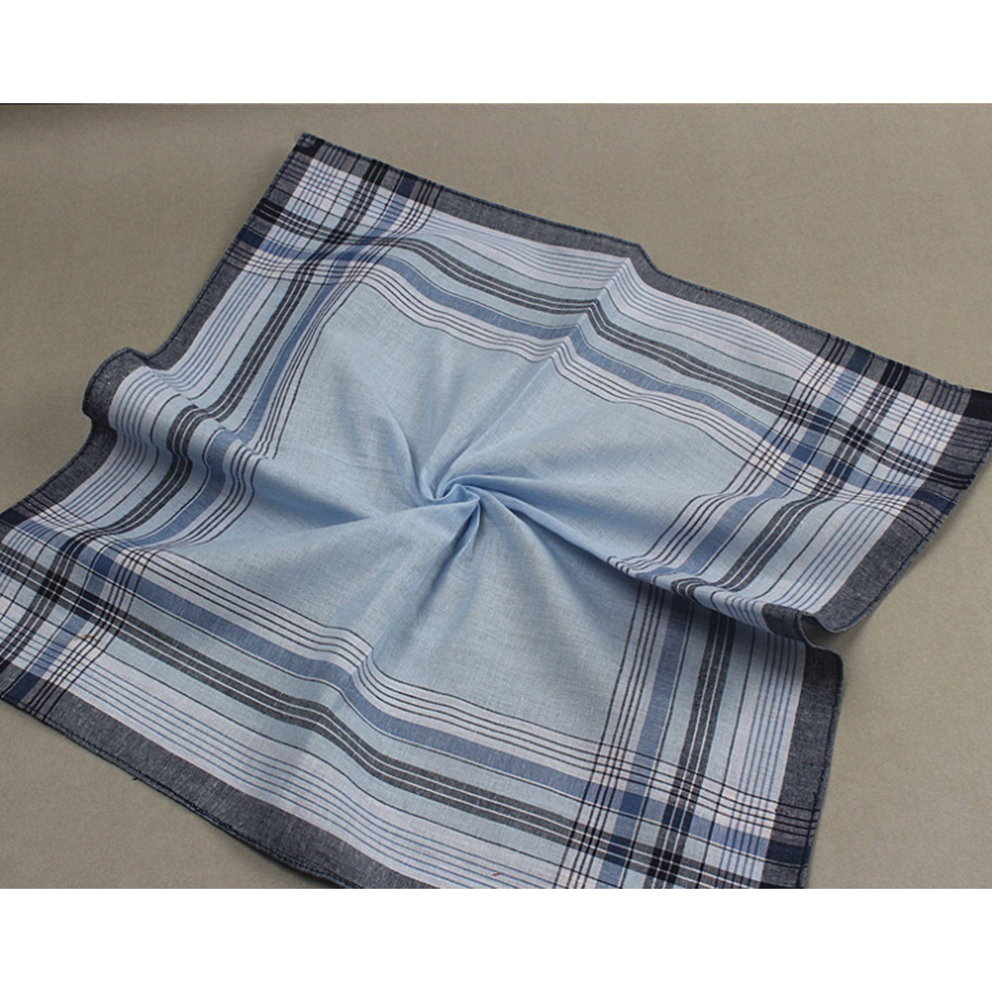 9 Pack Mens Premium Handkerchiefs Cotton 5