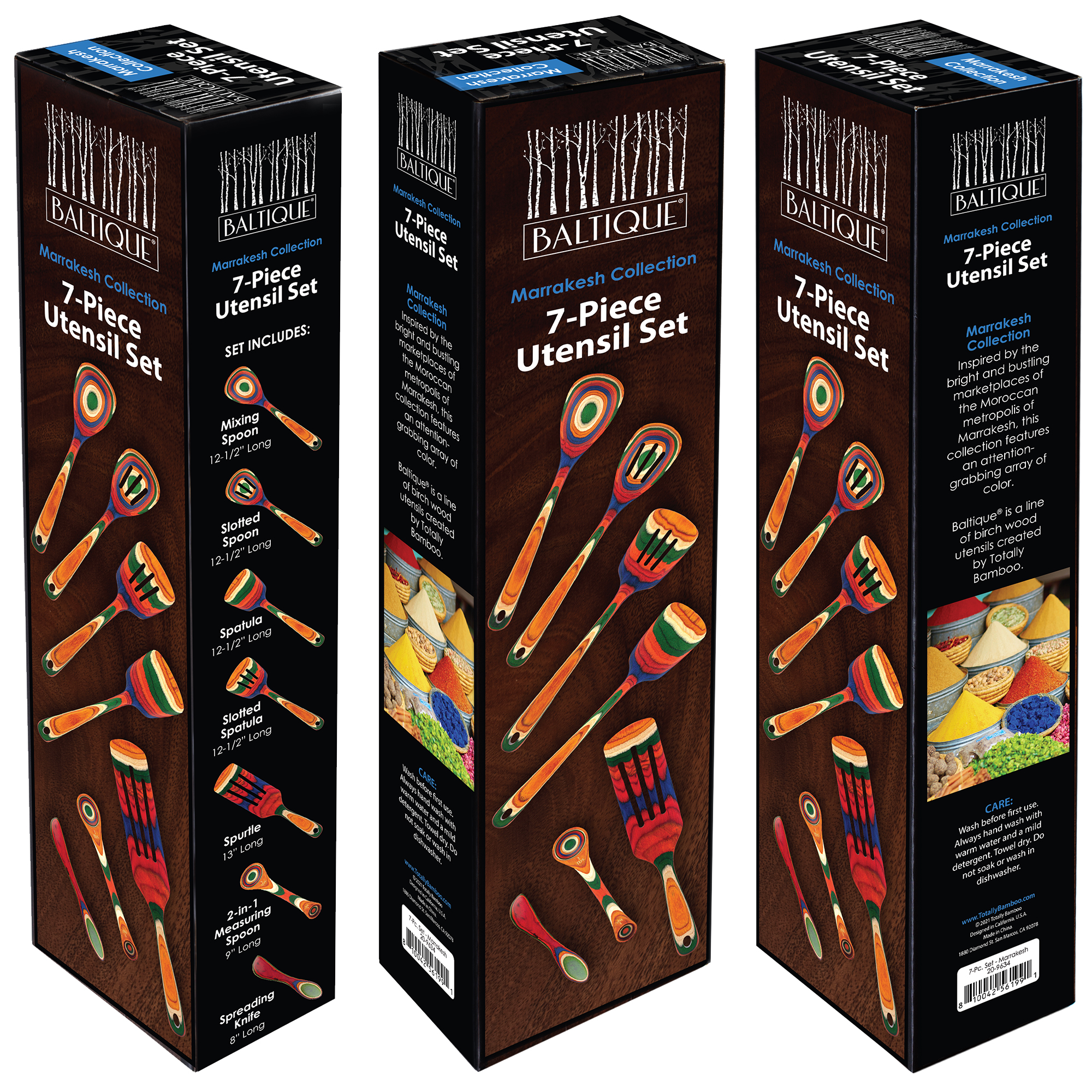 Baltique® Marrakesh Collection 7-Piece Cooking Utensil Set 6