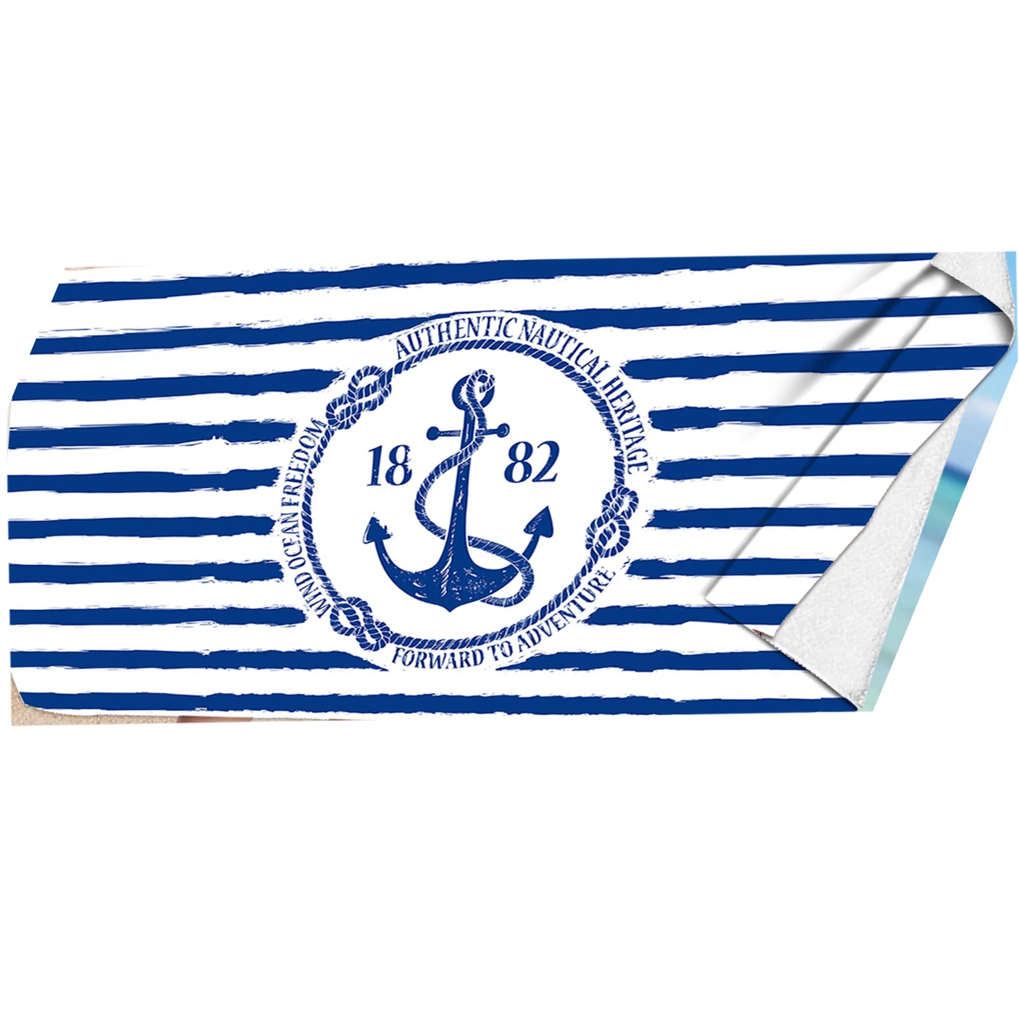 Sublimated Microfiber Thin Full Color Beach Towel 4