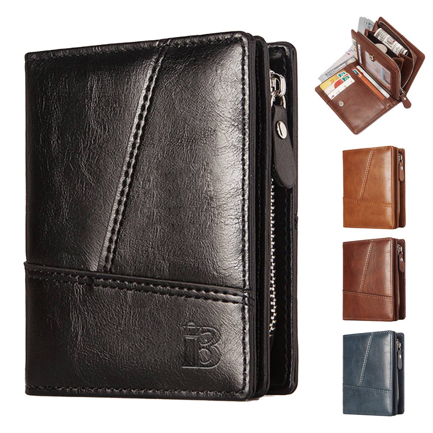 PU Leather Wallets for Men Women 2