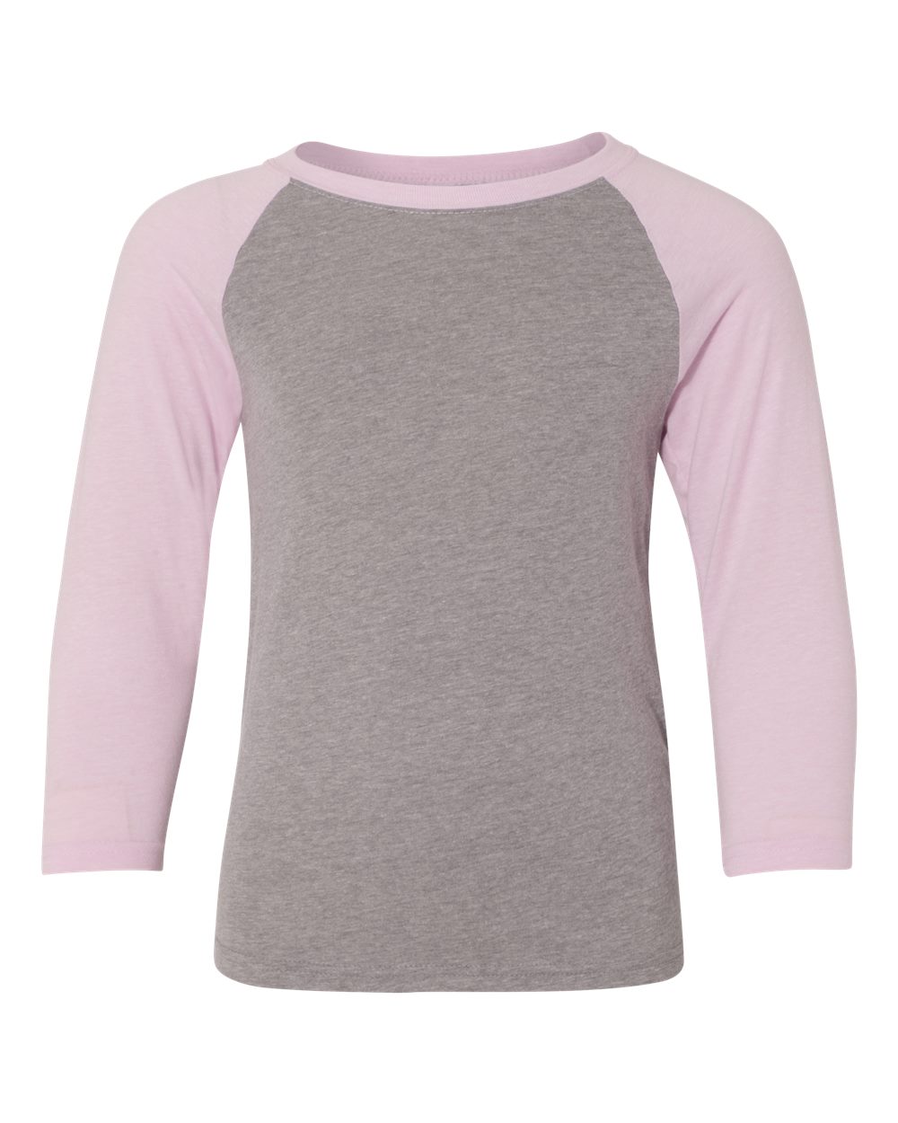 Youth CVC Three-Quarter Sleeve Raglan Tee - 3352 2