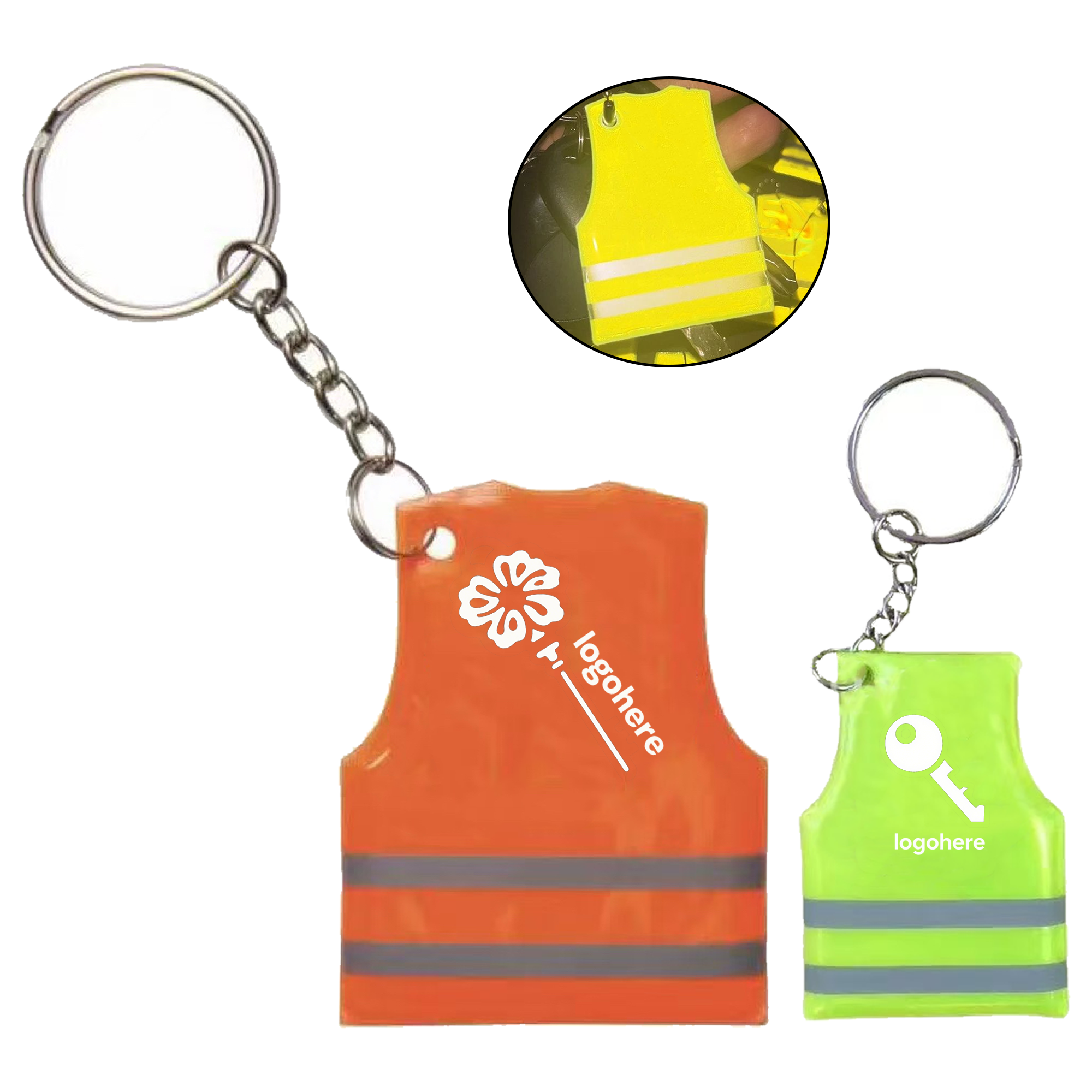 Emergency Reflective Key Ring 7