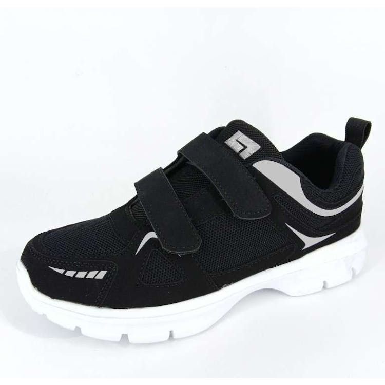 2-Strap Velcro Sneakers - Size 5-7.5 Black 1