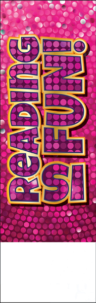 BOOKMARK - Reading is Fun Bookmark (Pink) 1