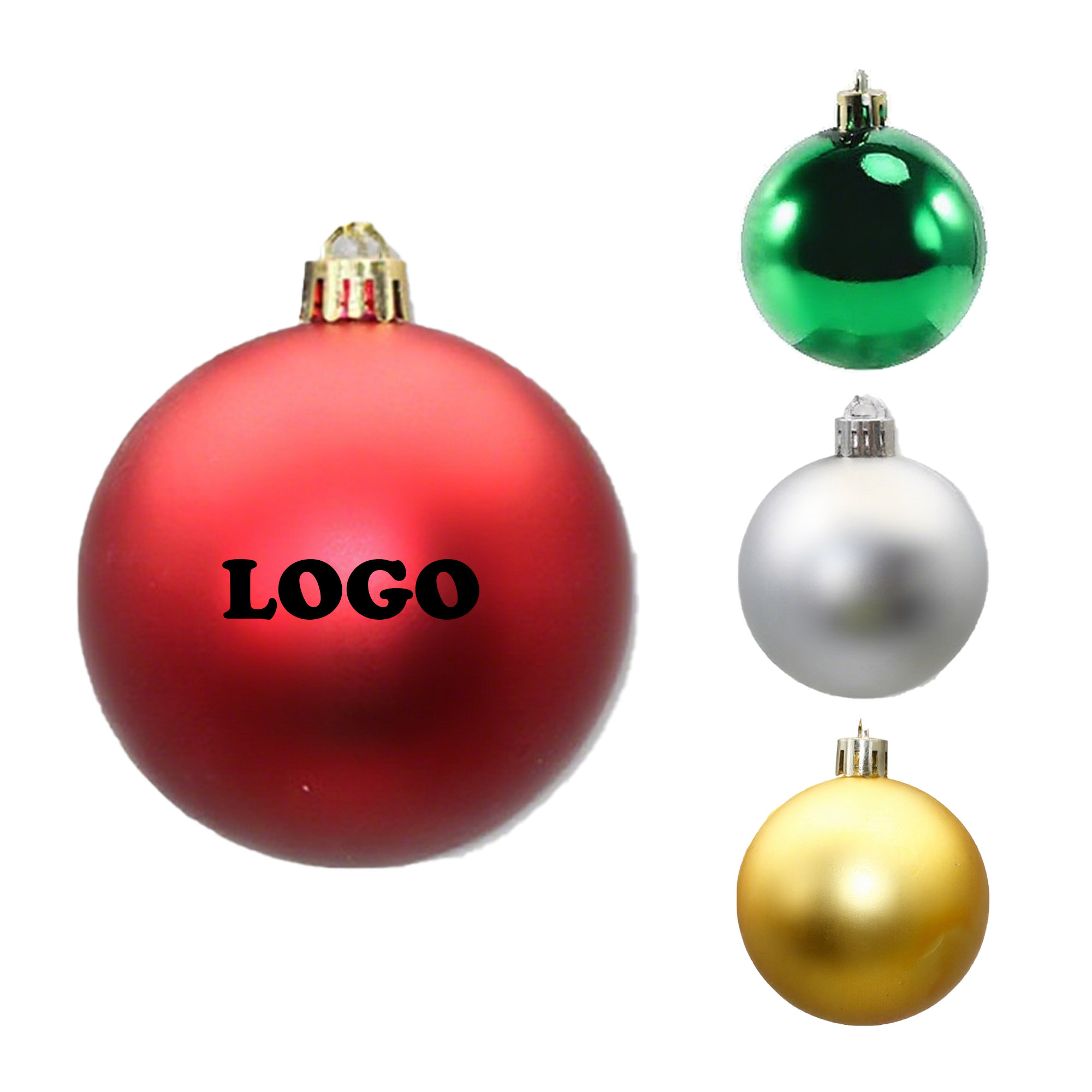 MOQ 20 pcs Custom Logo Baubles 3
