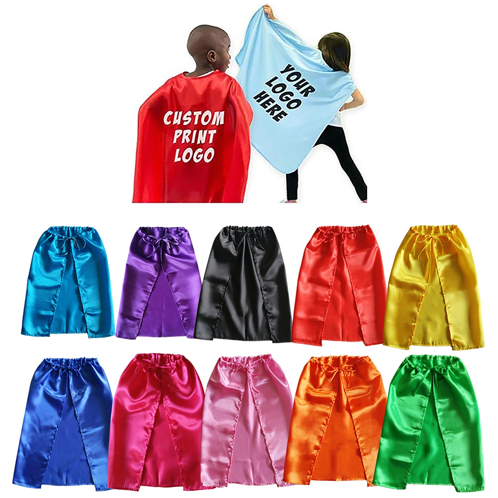 Children Hero Cape Halloween MOQ 50PCS 2
