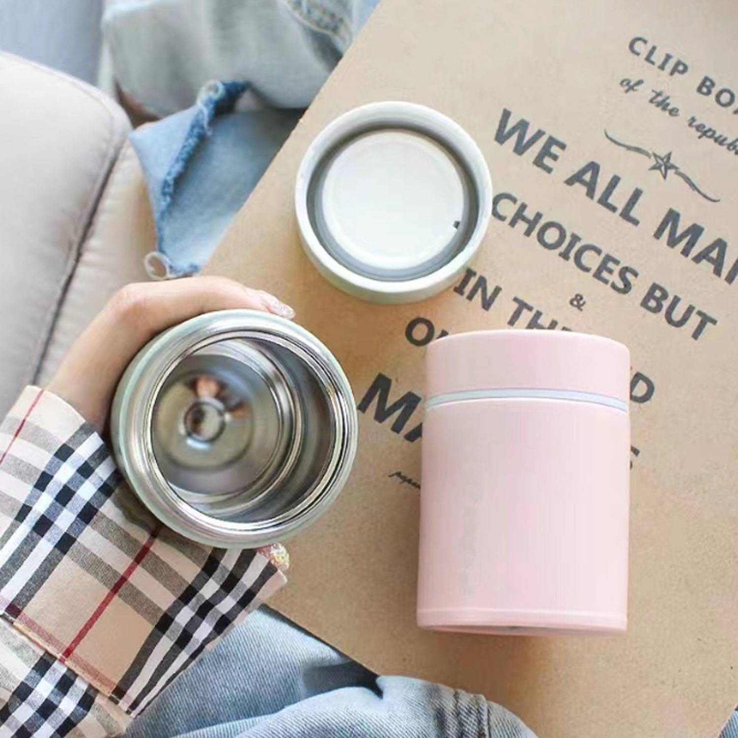 10oz Lightweight Portable Stainless Steel Tumbler 6