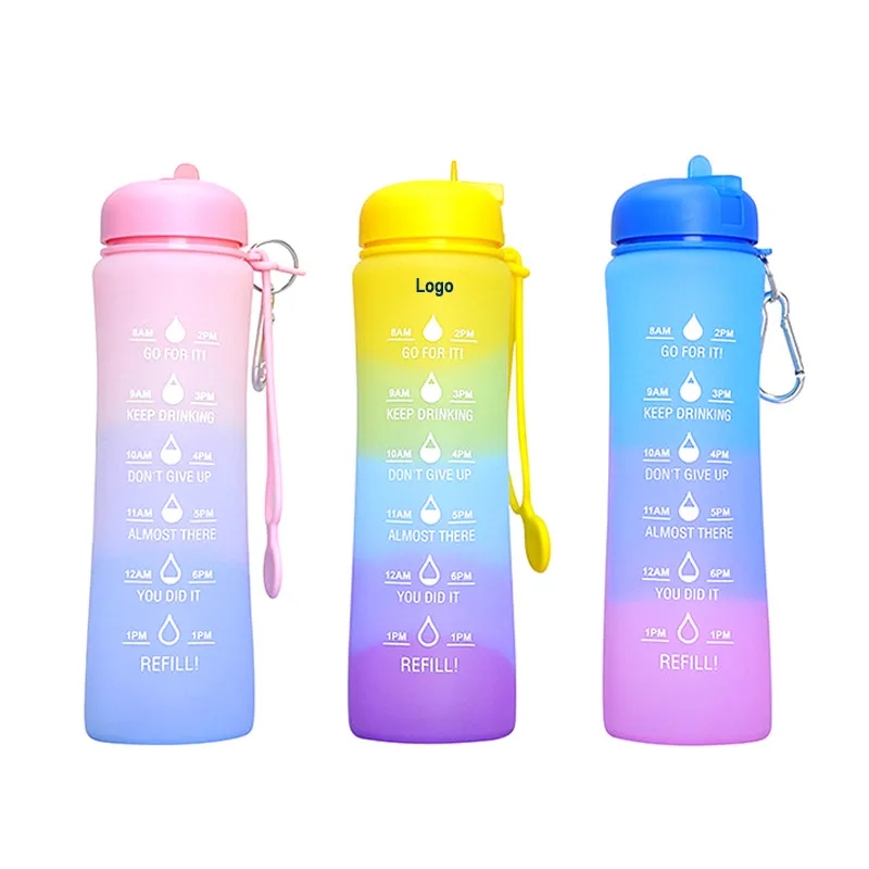 20oz Collapsible Water Bottle With Time Marking 4