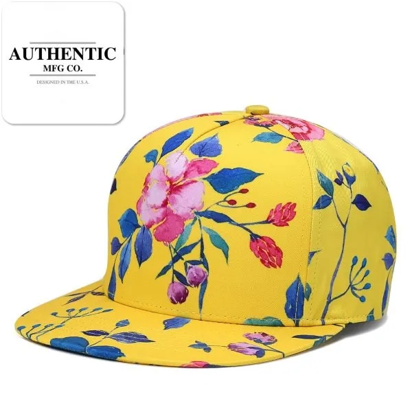 Custom Trippy All Over Print Snapback Cap 5