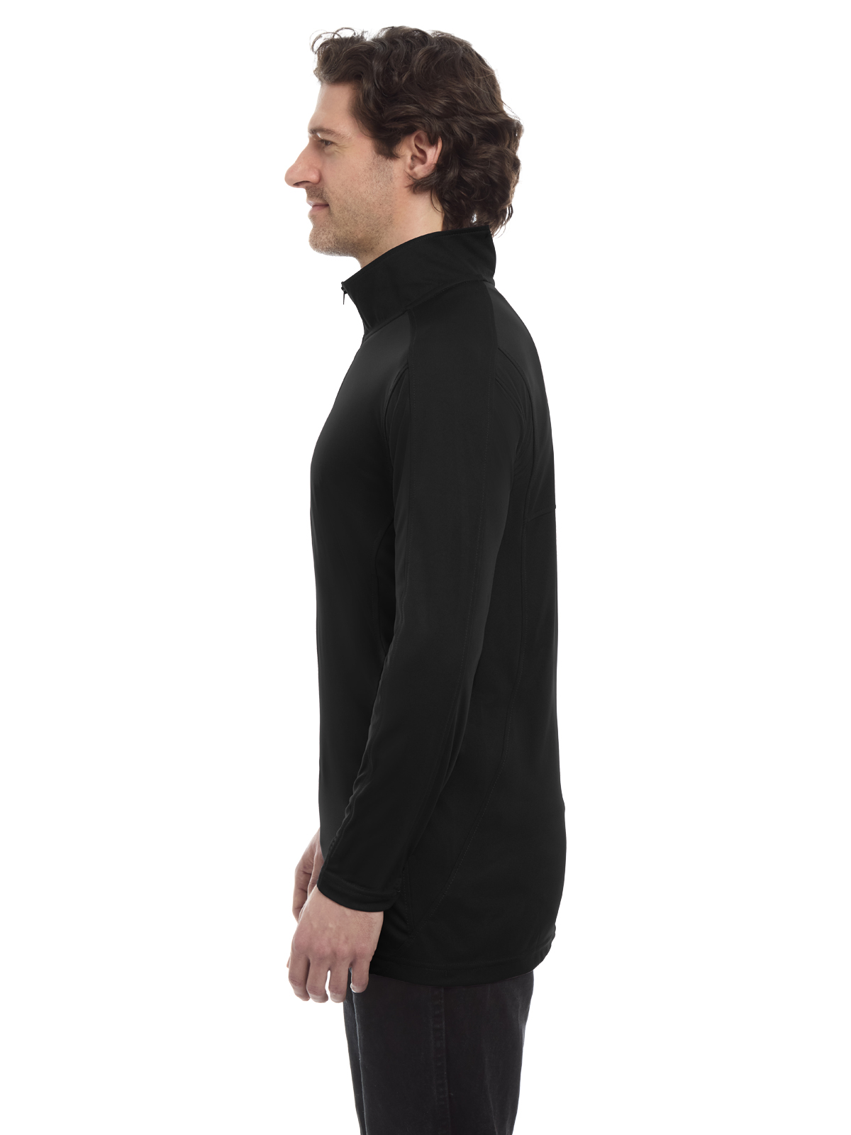 Blue Generation - Men's Pocketless 1/4-Zip Long Sleeve Pullover 2