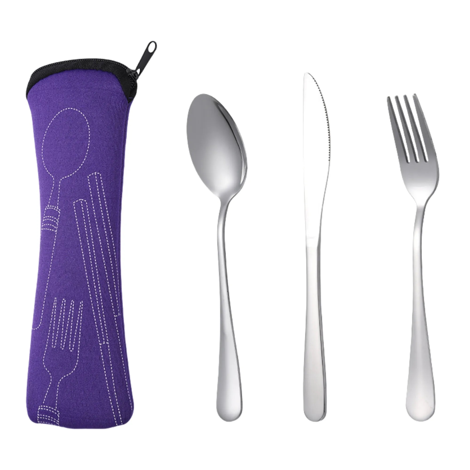 Travel Cutlery Reusable Silverware Set 2
